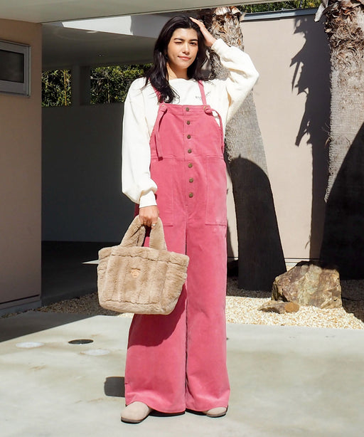 OUTLET】BILLABONG レディース CORDUROY SALOPETTE L ロングパンツ