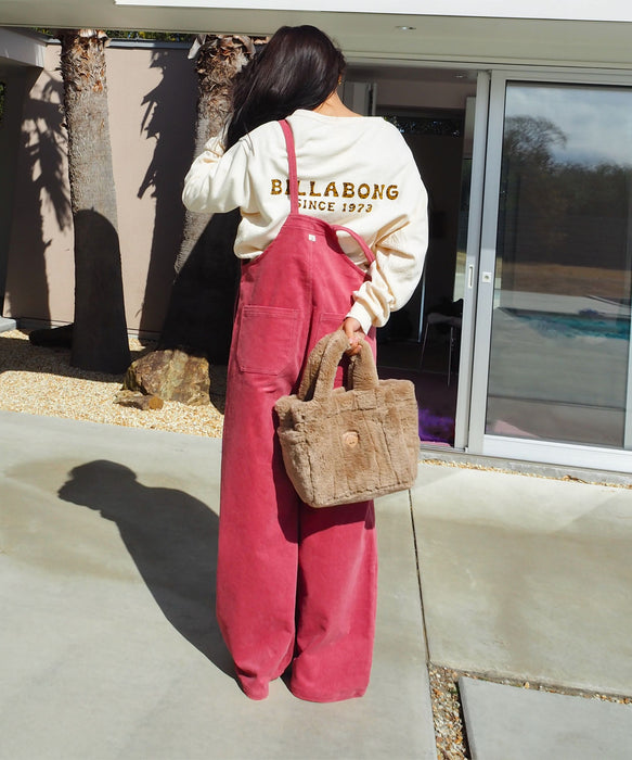 SALE】BILLABONG レディース CORDUROY SALOPETTE L ロングパンツ