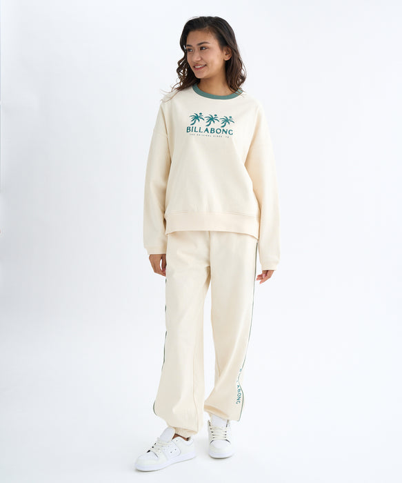 BILLABONG レディース TRIPLE PALMS SWEAT L セットアップボトムス 【2025年秋冬モデル】 WCP / L