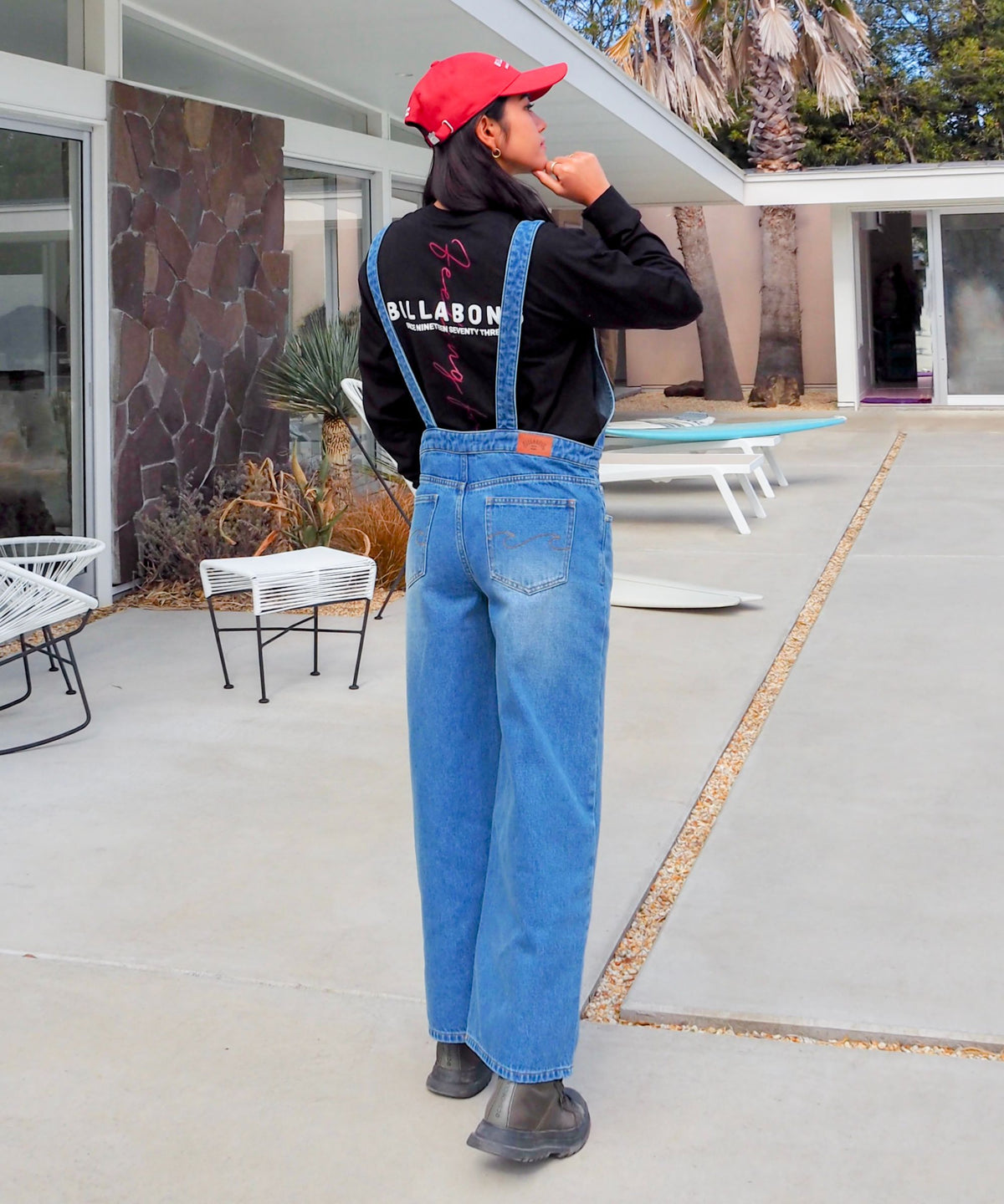 SALE】【SALE】BILLABONG レディース OVERALL DENIM デニムパンツ