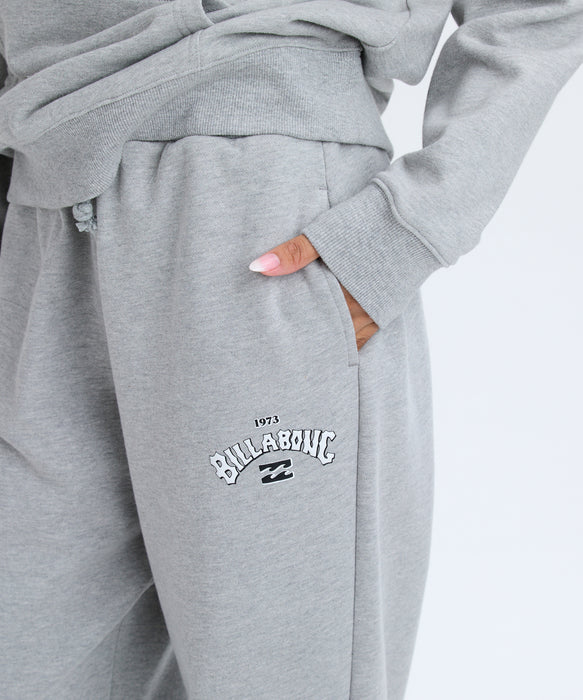 BILLABONG レディース ARCH LOGO SWEAT PANT セットアップボトムス 【2025年秋冬モデル】 GRH / L