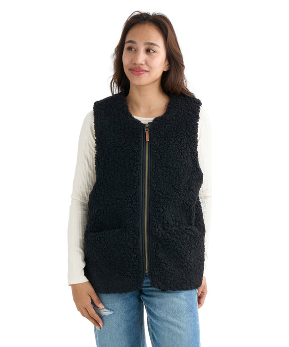 BILLABONG レディース FUR BOA VEST ベスト 【2025年秋冬モデル】 BLK / M