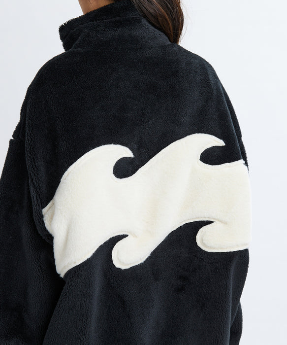 BILLABONG レディース FUR STAND WAVE LIGHT ジャケット 【2025年秋冬モデル】 BLK / L