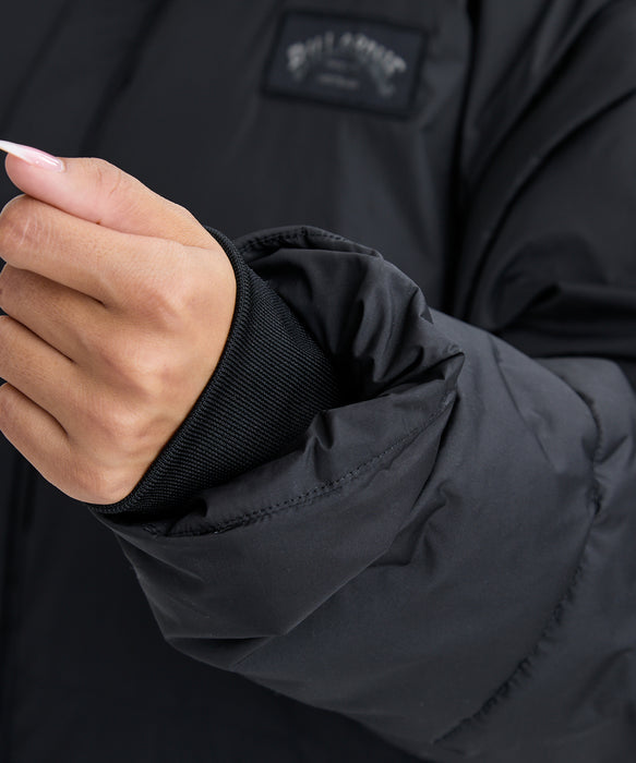 BILLABONG レディース PUFFER 2WAY JACKET ジャケット 【2025年秋冬モデル】 BLK / M