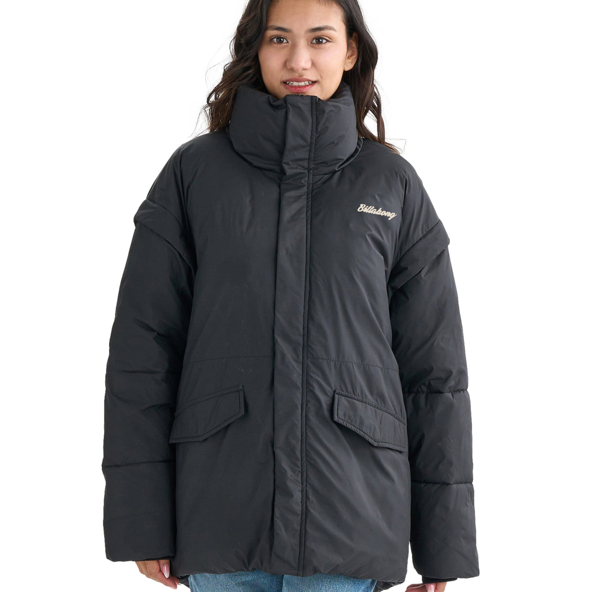 OUTLET】BILLABONG レディース 【SURF CAMP】PUFFER 2WAY JACKET