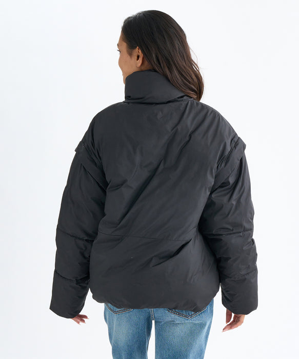 BILLABONG レディース PUFFER 2WAY JACKET ジャケット 【2025年秋冬モデル】 BLK / M