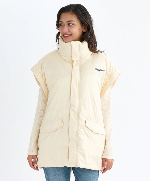 BILLABONG レディース PUFFER 2WAY JACKET ジャケット 【2025年秋冬モデル】 WCP / M
