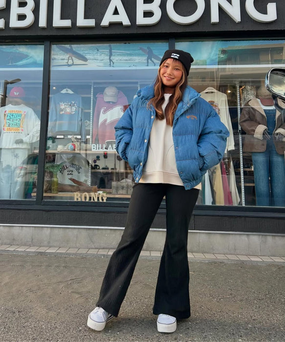 【SALE】BILLABONG レディース DENIM PUFF JACKET ジャケット 【2025年秋冬モデル】
