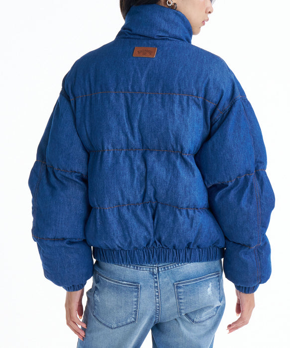 BILLABONG レディース DENIM PUFF JACKET ジャケット 【2025年秋冬モデル】