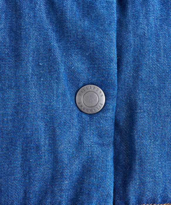 BILLABONG レディース DENIM PUFF JACKET ジャケット 【2025年秋冬モデル】