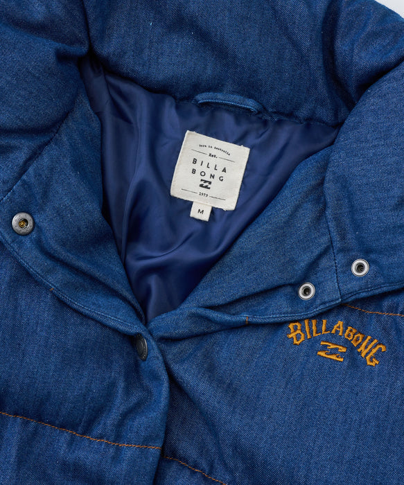 BILLABONG レディース DENIM PUFF JACKET ジャケット 【2025年秋冬モデル】