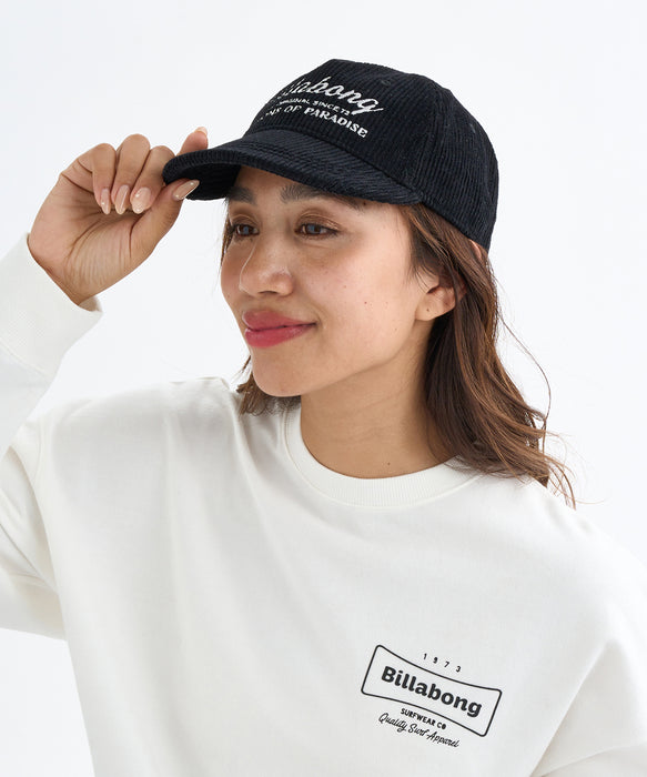 BILLABONG レディース GRANDPA CAP キャップ 【2025年秋冬モデル】 BLK / F