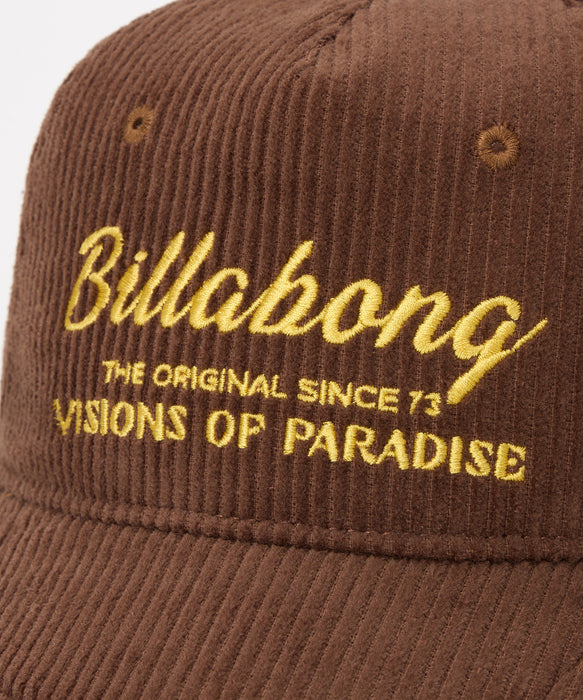 BILLABONG レディース GRANDPA CAP キャップ 【2025年秋冬モデル】 BRN / F