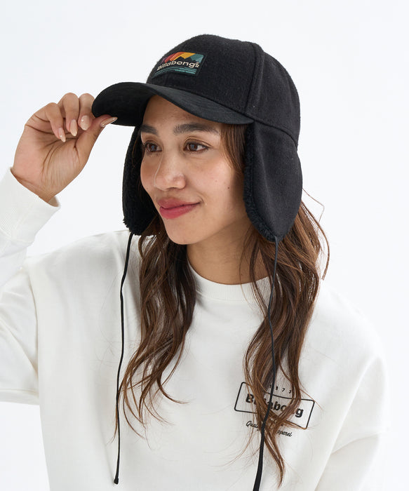 BILLABONG レディース TRAPPER CAP キャップ 【2025年秋冬モデル】 BLK / F