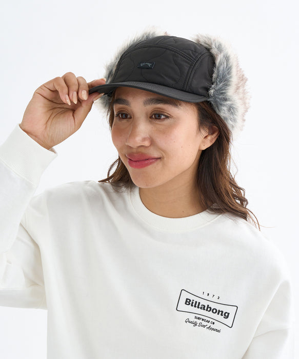 BILLABONG レディース A/DIV TRAPPER CAP キャップ 【2025年秋冬モデル】 BLK / F