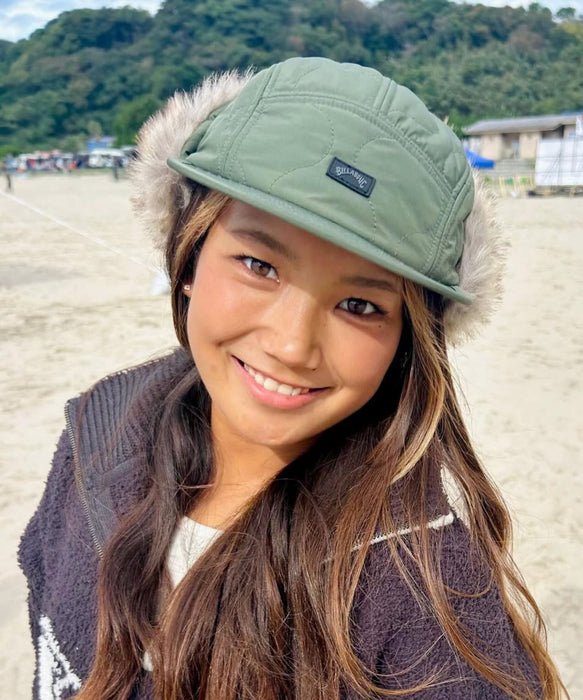 BILLABONG レディース A/DIV 撥水加工 TRAPPER CAP キャップ 【2025年秋冬モデル】