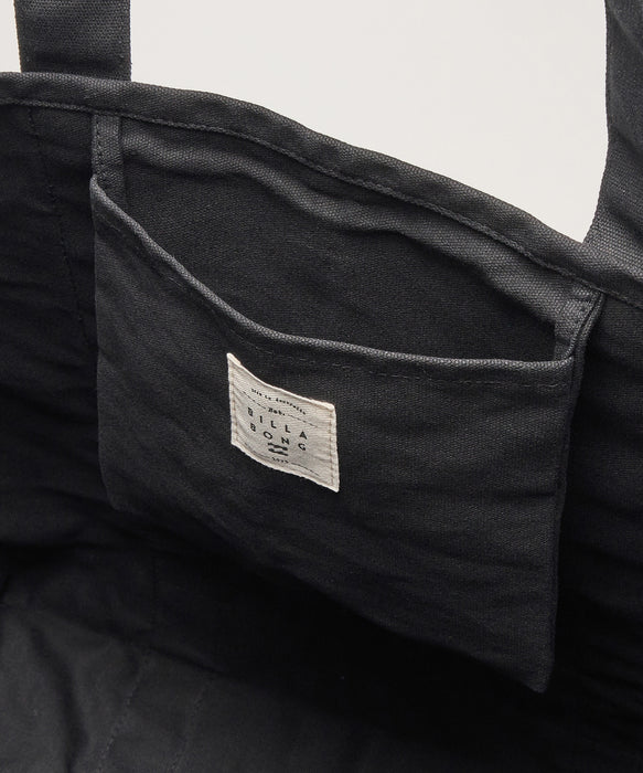 BILLABONG レディース BIG TOTE BAG トートバッグ 【2025年秋冬モデル】 BLK / F