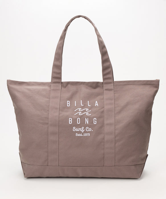 BILLABONG レディース BIG TOTE BAG トートバッグ 【2025年秋冬モデル】 BRN / F