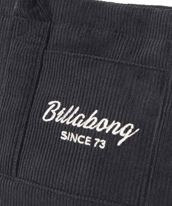 BILLABONG レディース CORDUROY MINI TOTE B トートバッグ 【2025年秋冬モデル】 BLK / F