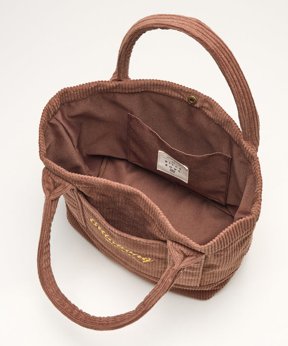 BILLABONG レディース CORDUROY MINI TOTE B トートバッグ 【2025年秋冬モデル】 BRN / F