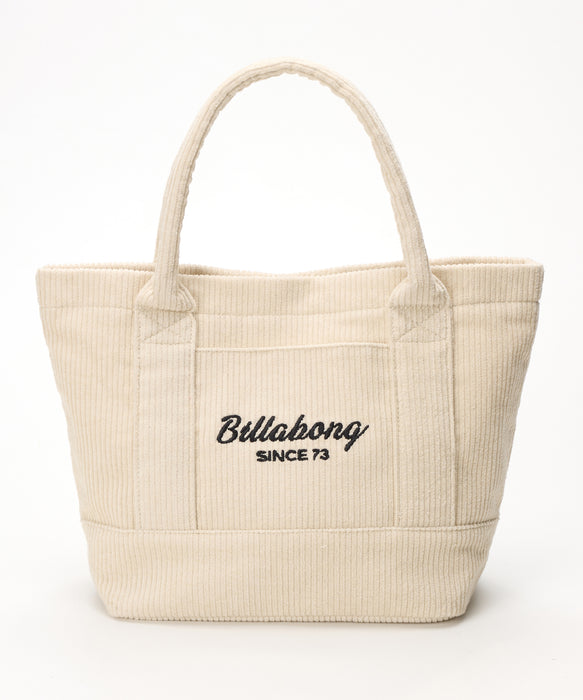 BILLABONG レディース CORDUROY MINI TOTE B トートバッグ 【2025年秋冬モデル】 WCP / F