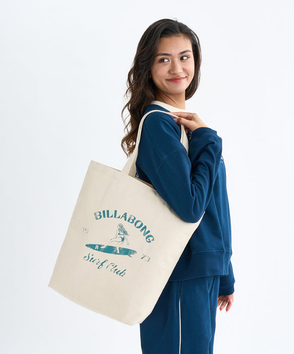 BILLABONG レディース SURF CAMP TOTE BAG トートバッグ 【2025年秋冬モデル】 NAT / F
