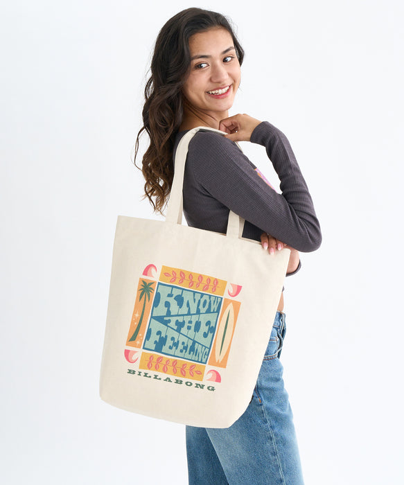 BILLABONG レディース LUISE ONO TOTE BAG トートバッグ 【2025年秋冬モデル】 NAT / F