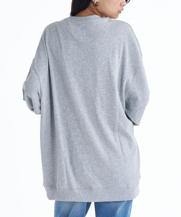 【OUTLET】【直営店限定】BILLABONG レディース MESSAGE ARCH LOOSEトレーナー 【2025年秋冬モデル】