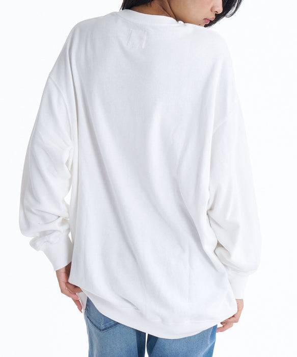 【OUTLET】【直営店限定】BILLABONG レディース MESSAGE ARCH LOOSEトレーナー 【2025年秋冬モデル】