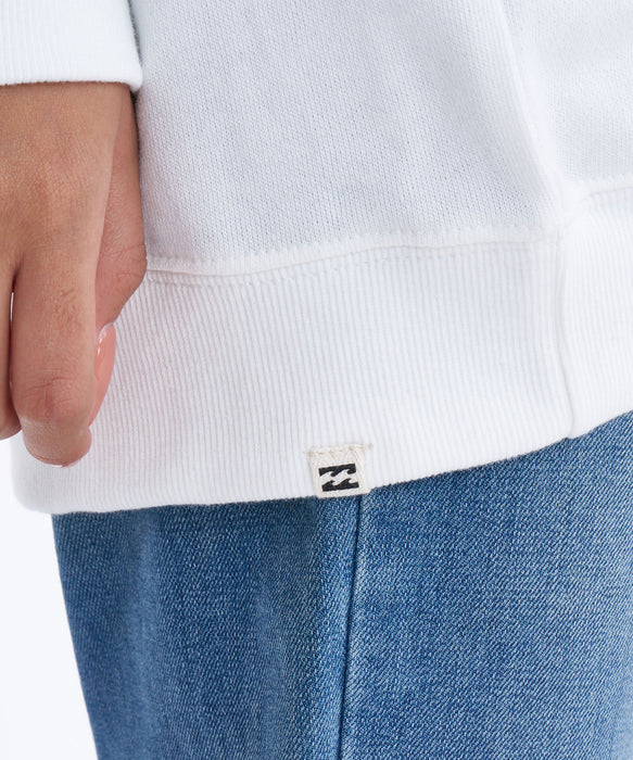 【OUTLET】【直営店限定】BILLABONG レディース MESSAGE ARCH LOOSEトレーナー 【2025年秋冬モデル】