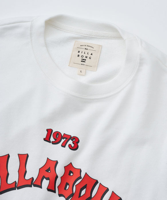 【OUTLET】【直営店限定】BILLABONG レディース MESSAGE ARCH LOOSEトレーナー 【2025年秋冬モデル】