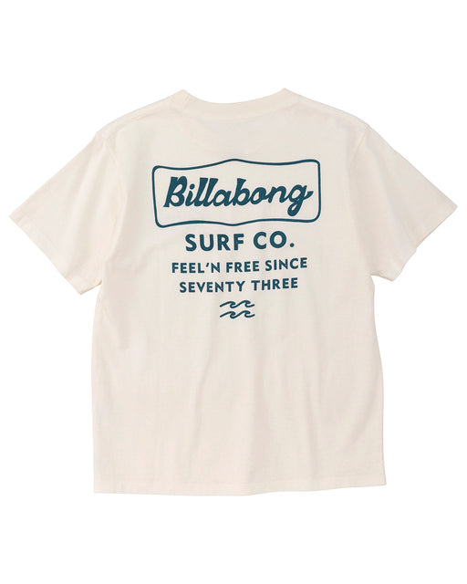 BILLABONG キッズ SIGN Tシャツ 【2025年春夏モデル】 CRM / 160