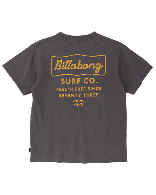 BILLABONG キッズ SIGN Tシャツ 【2025年春夏モデル】 WAA / 160