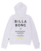 BILLABONG キッズ RASH ZIP HOOD ジップラッシュガード 【2025年春夏モデル】 WHT / 160