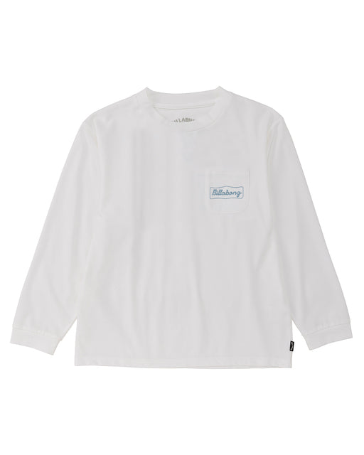 BILLABONG キッズ SOFTTY LS TEE ジップラッシュガード 【2025年春夏モデル】 CRM / 160