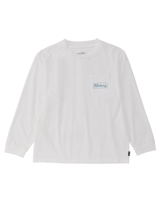 BILLABONG キッズ SOFTTY LS TEE ジップラッシュガード 【2025年春夏モデル】 CRM / 160