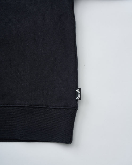 BILLABONG キッズ SUN BLOCK トレーナー 【2025年秋冬モデル】 BLK / 160