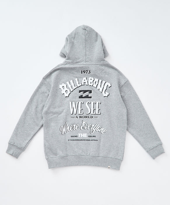 SALE】BILLABONG キッズ MESSAGE ARCH LOOSE P パーカー 【2025年秋冬