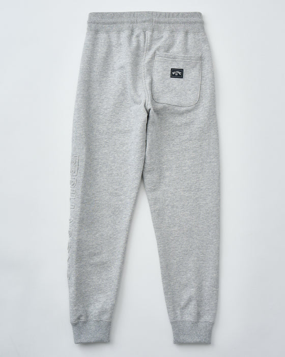BILLABONG キッズ EMBOSS LOGO PANT セットアップボトムス 【2025年秋冬モデル】 GRH / 160