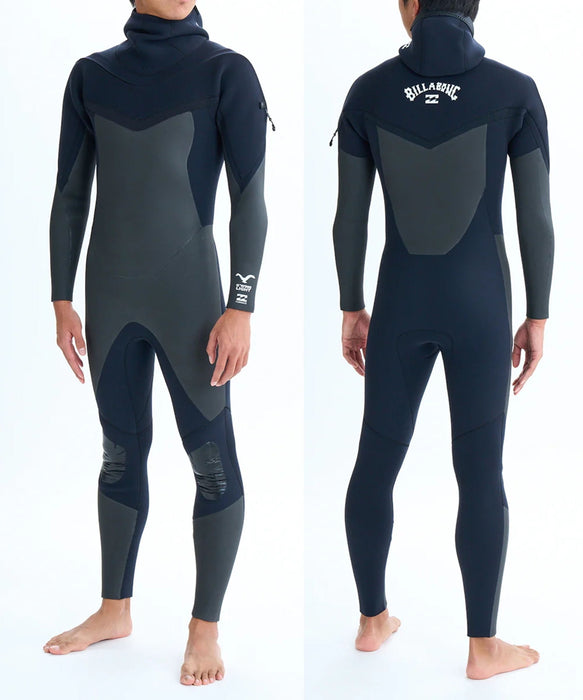 BILLABONG メンズ 2WAY-HOODED "Gull light" Zipper System セミドライ ウェットスーツ 5/3mm 【2025年秋冬モデル】