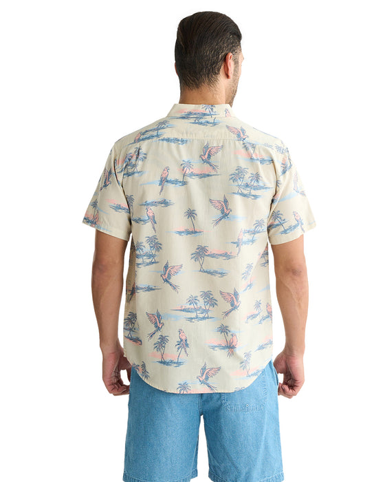 BILLABONG メンズ SUNDAYS SS 半袖シャツ 【2025年夏モデル】 CHI / XL