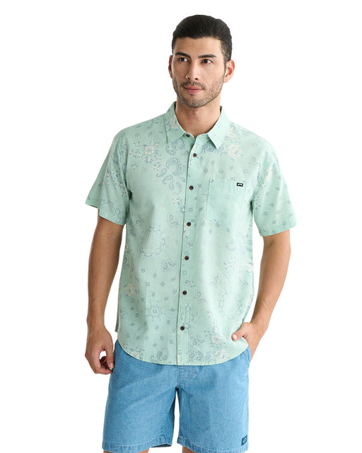 BILLABONG メンズ SUNDAYS SS 半袖シャツ 【2025年夏モデル】 MGN / XL