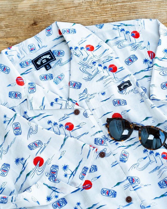 BILLABONG メンズ 【ORION BEER x BILLABONG COLLECTION】 ORION SHIRTS 【2025年夏モデル】