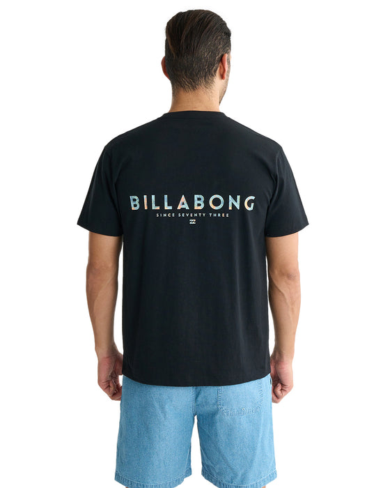 BILLABONG メンズ UNITY LOGO Tシャツ 【2025年夏モデル】 BLK / XL