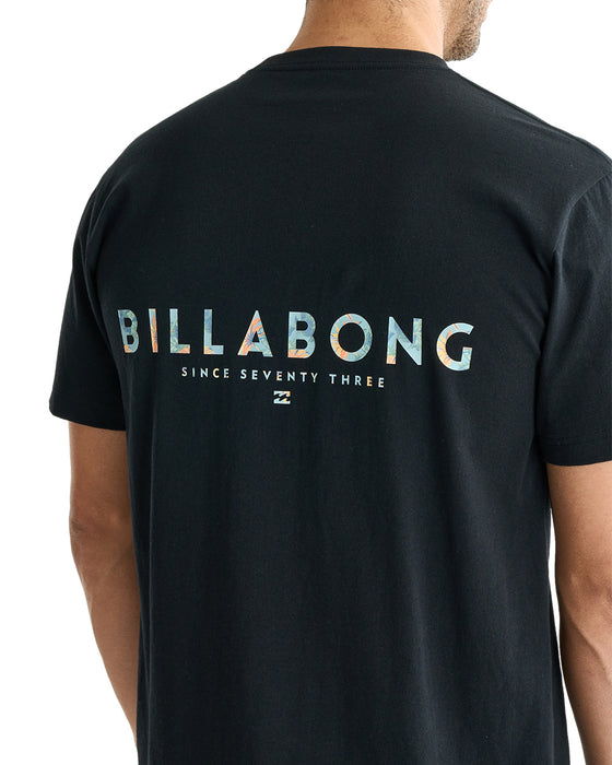 BILLABONG メンズ UNITY LOGO Tシャツ 【2025年夏モデル】 BLK / XL