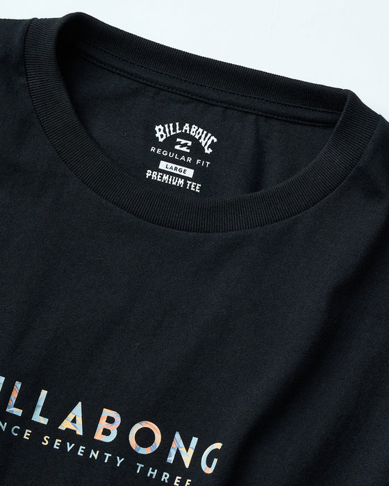 BILLABONG メンズ UNITY LOGO Tシャツ 【2025年夏モデル】 BLK / XL