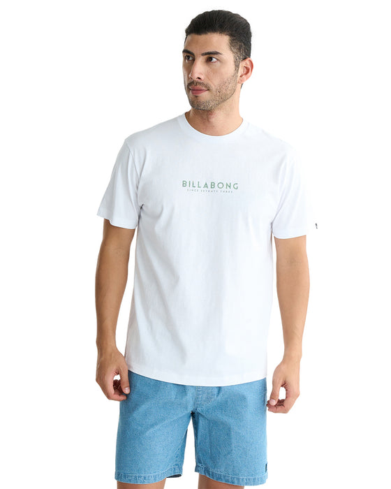 BILLABONG メンズ UNITY LOGO Tシャツ 【2025年夏モデル】 WHT / XL
