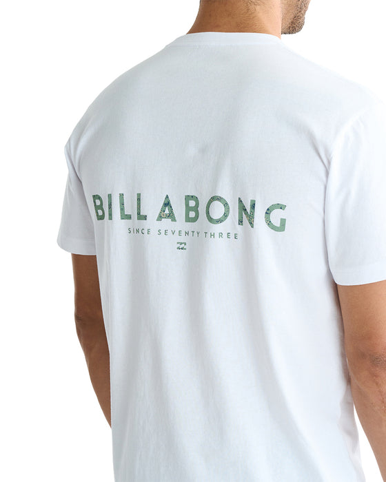BILLABONG メンズ UNITY LOGO Tシャツ 【2025年夏モデル】 WHT / XL