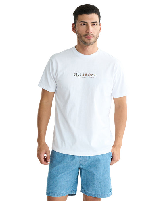 BILLABONG メンズ UNITY LOGO Tシャツ 【2025年夏モデル】 WTB / XL