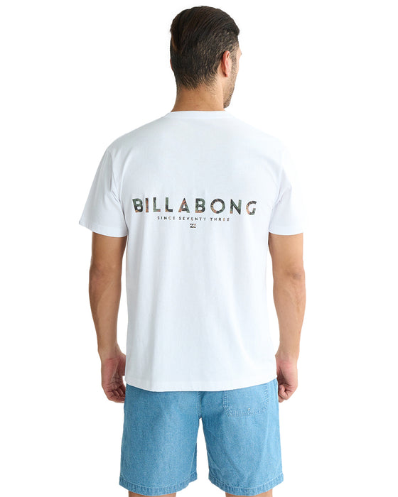 BILLABONG メンズ UNITY LOGO Tシャツ 【2025年夏モデル】 WTB / XL